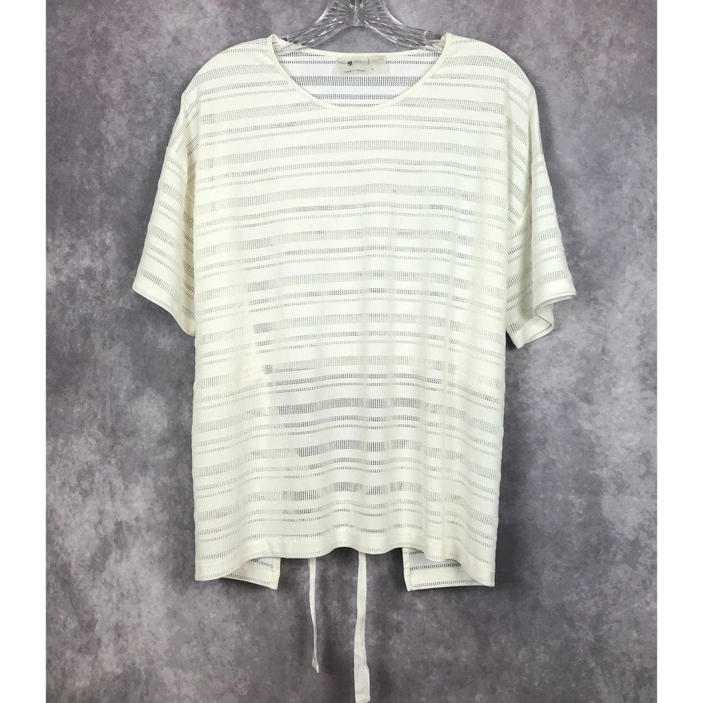 Lou & Grey Form Activewear Top Athletic Yoga Athleisure Tie Open Back Sz‎ Medium